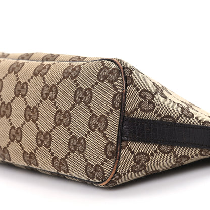 Gucci Monogram Web Boat Pochette Brown 10 of 11