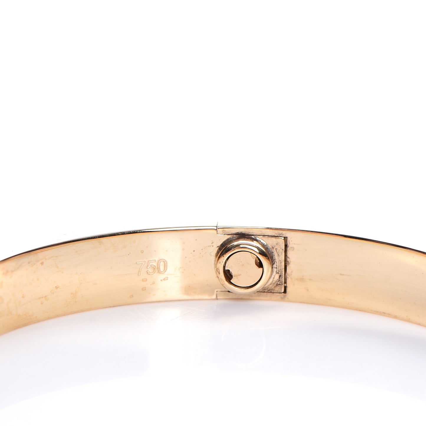 18K Yellow Gold LOVE Bracelet 17
