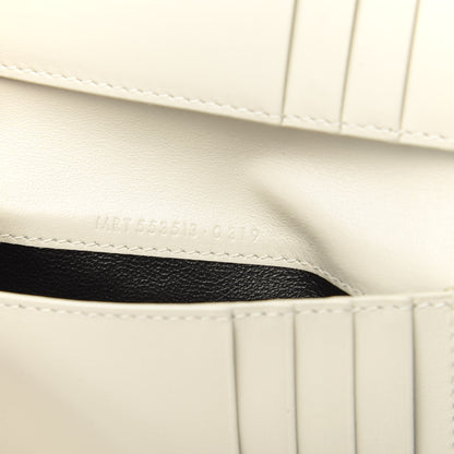 Saint Laurent Calfskin Star Print Monogram Fragments Wallet White 7 of 7