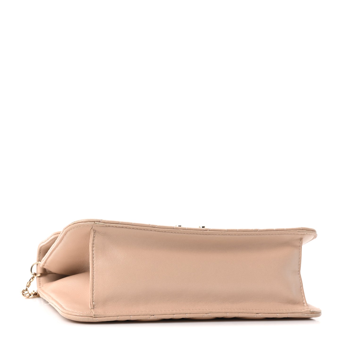 Lambskin Cannage Miss Dior Promenade Pouch Beige