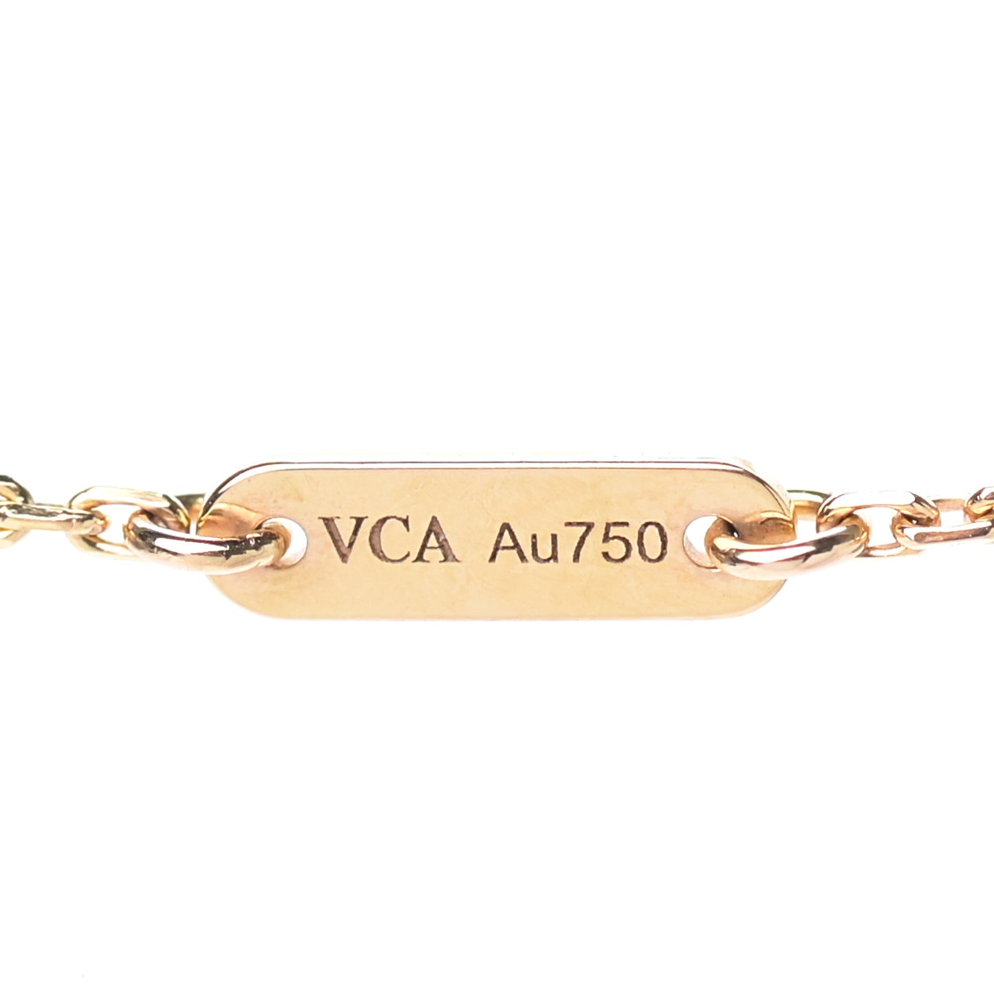 18K Rose Gold Carnelian Sweet Alhambra Pendant Necklace