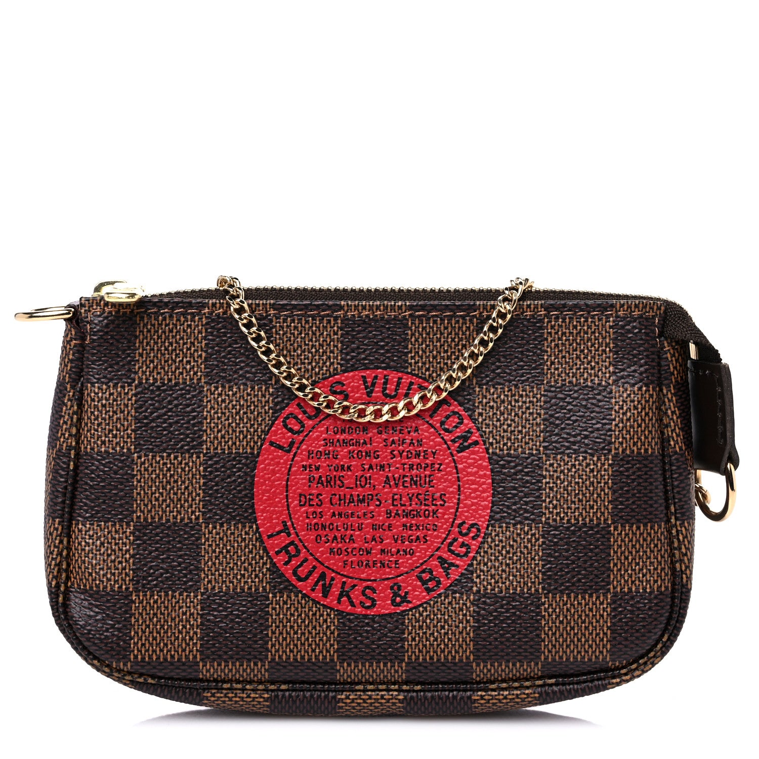 Louis Vuitton Damier Ebene Complice Trunks and Bags Mini Pochette 1 of 9