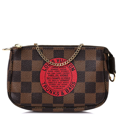 Louis Vuitton Damier Ebene Complice Trunks and Bags Mini Pochette 1 of 9