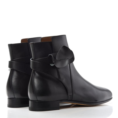 Hermes Calfskin Neo Low Boots 36.5 Black 4 of 11