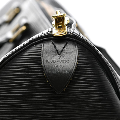Louis Vuitton Epi Keepall 45 Black 6 of 20