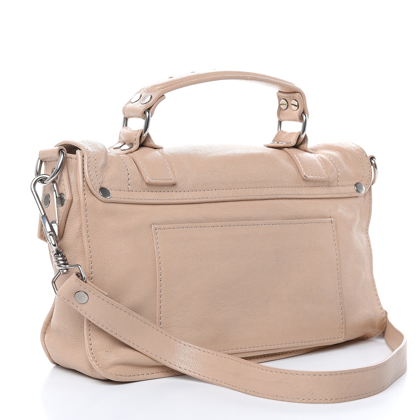 Lambskin Tiny PS1 Satchel Nude