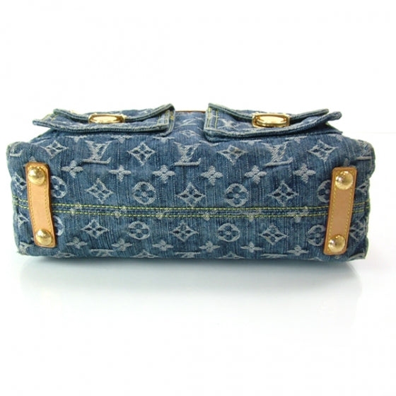 Louis Vuitton Monogram Denim Baggy PM Blue 5 of 11