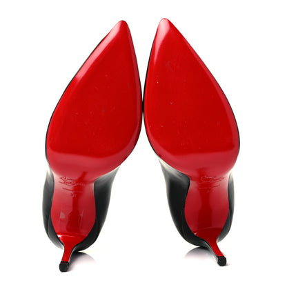 Christian Louboutin Shiny Nappa Pigalle Follies 100 Pumps 37 Black 5 of 7