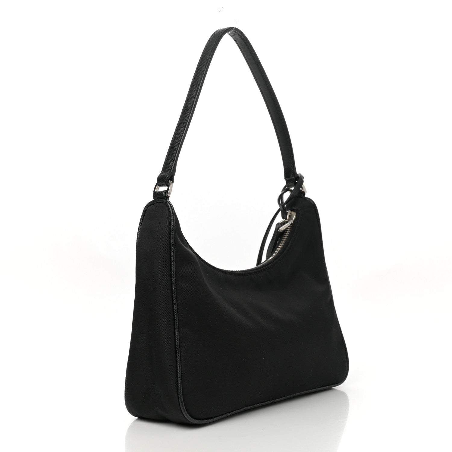 Prada Tessuto Nylon Mini Re-Edition 2000 Bag Black 3 of 11