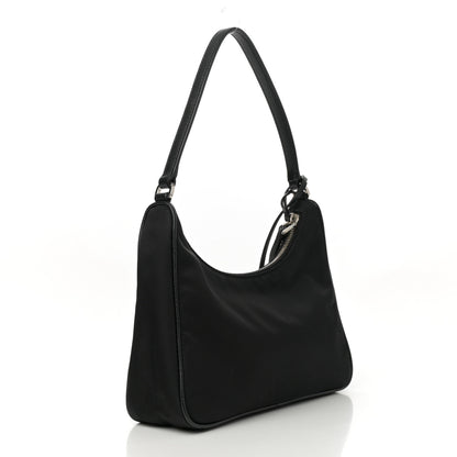 Prada Tessuto Nylon Mini Re-Edition 2000 Bag Black 3 of 11
