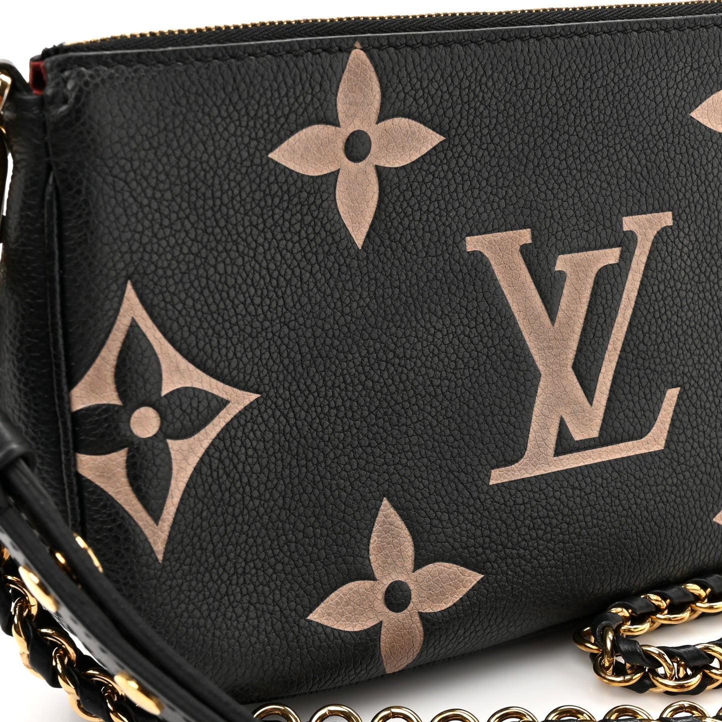 Empreinte Monogram Giant Multi Pochette Accessories Black Beige