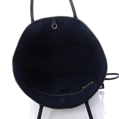 Louis Vuitton Empreinte Monogram Giant Neverfull MM Black 5 of 10