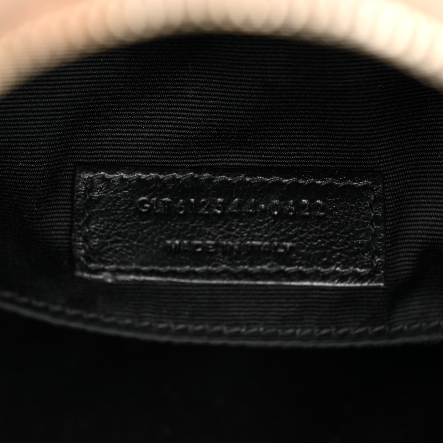 Saint Laurent Calfskin Matelasse Monogram Lou Camera Bag Dark Beige 7 of 12