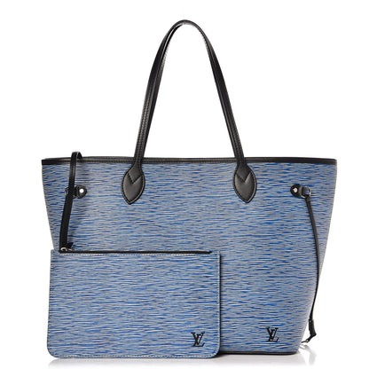 Louis Vuitton Epi Neverfull MM Denim Light 1 of 8