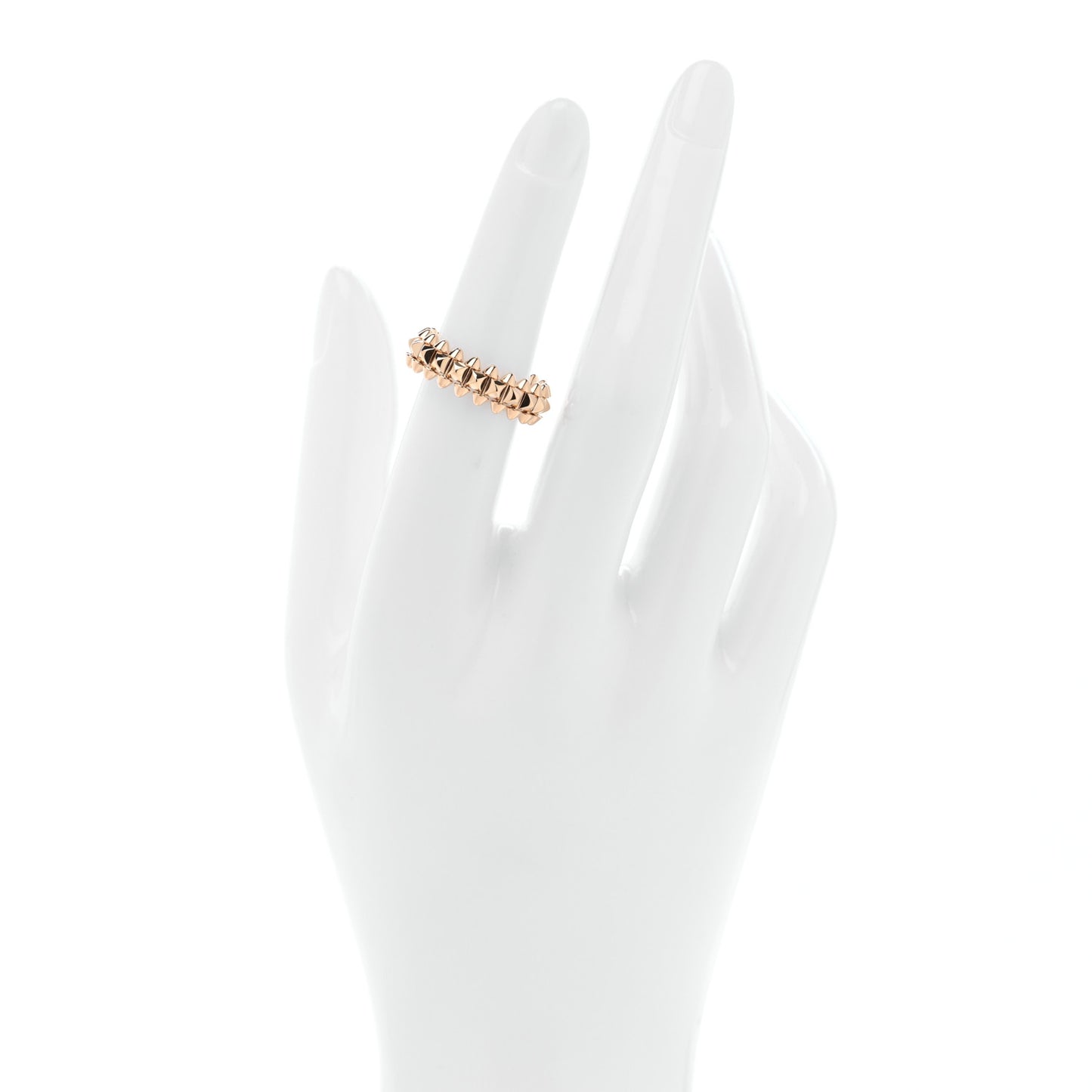 18K Pink Gold SM Clash De Cartier Ring 50 5.25