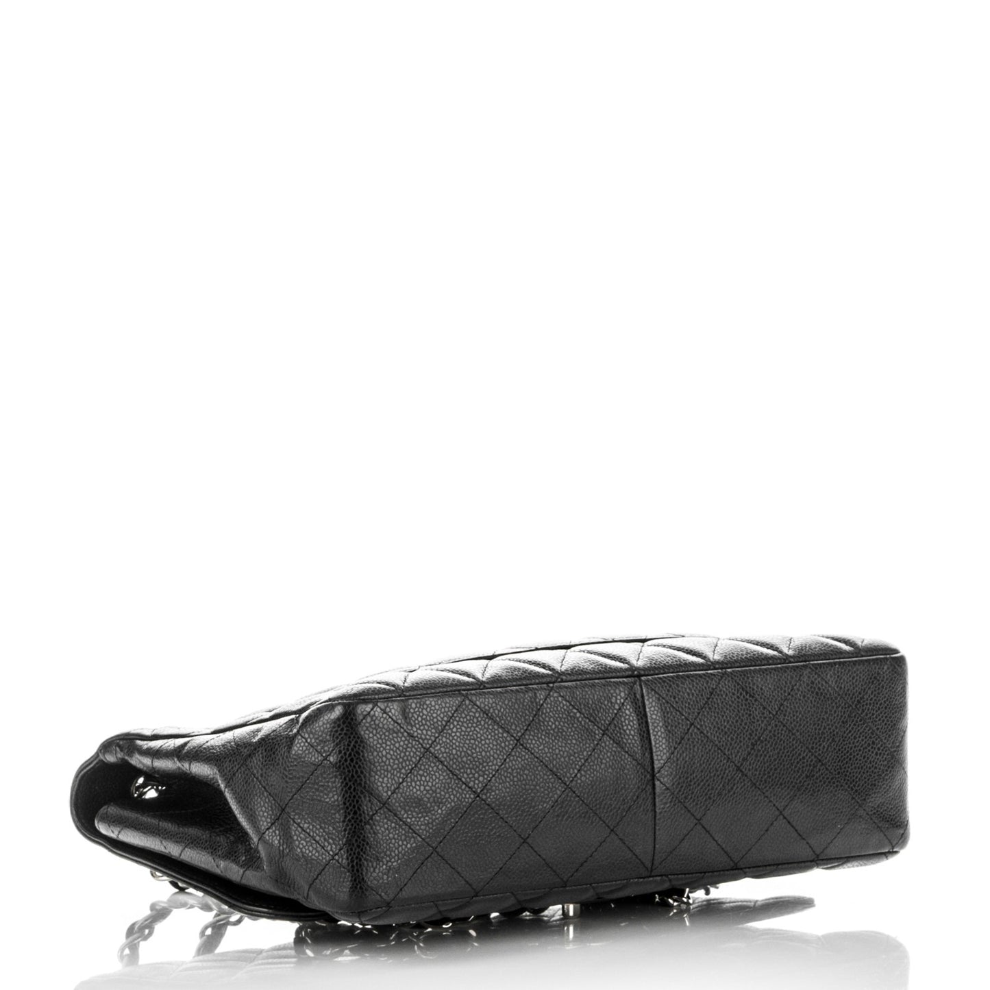 Caviar Quilted Jumbo Single Flap Black
