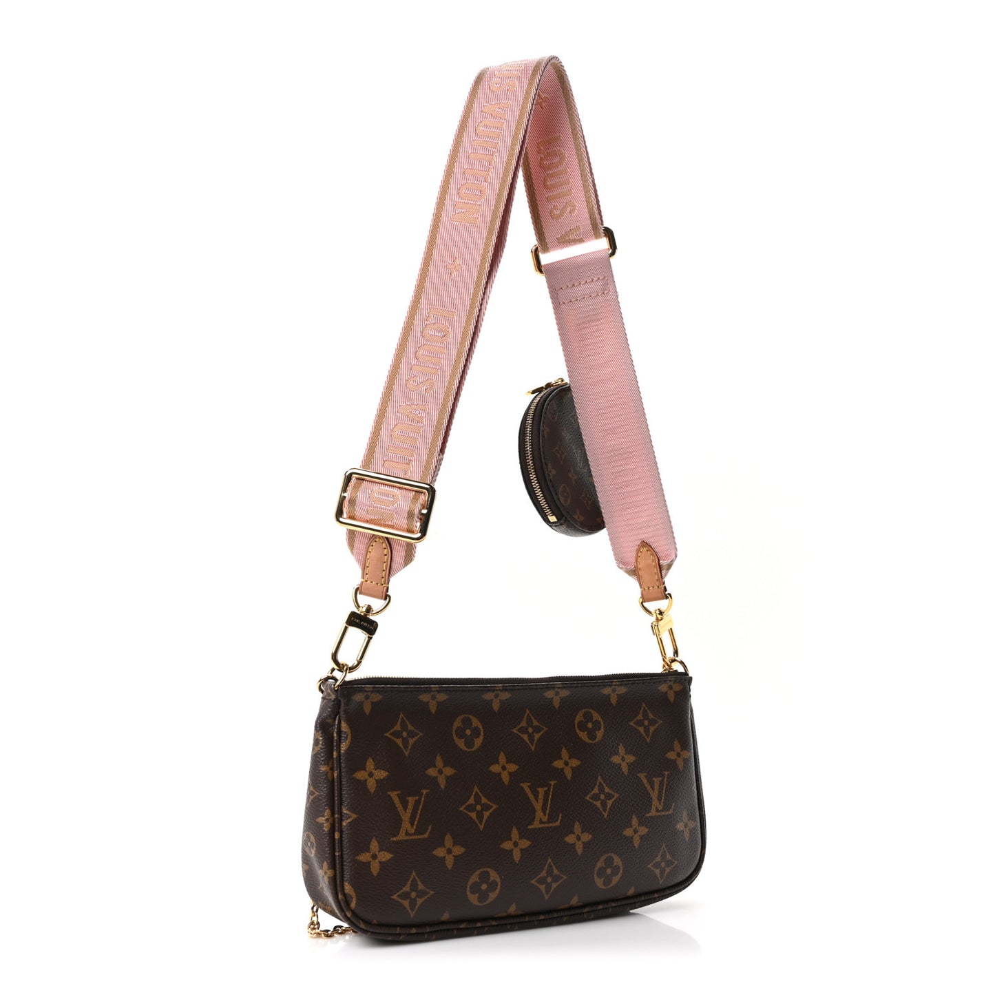 Monogram Multi Pochette Accessories Rose Clair