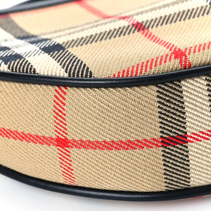 Burberry Vintage Check Calfskin Olympia Pouch Archive Beige 8 of 9