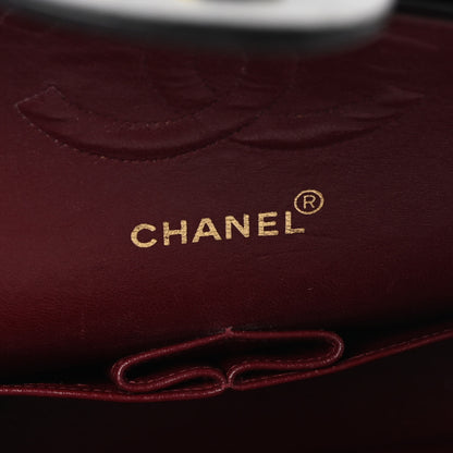 Chanel Lambskin Quilted Medium Double Flap Black 6 of 9