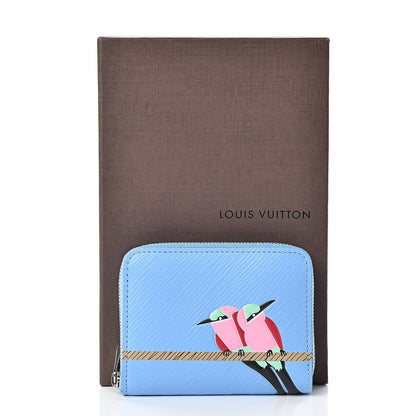 Louis Vuitton Epi Early Bird Zippy Coin Purse Bleuet 8 of 8