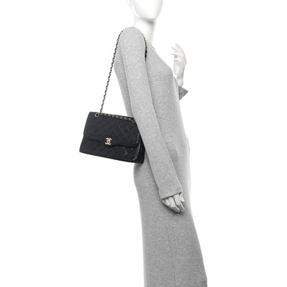 Chanel Lambskin Quilted Medium Double Flap Bag Black 2 of 11