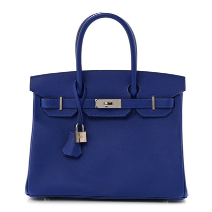 Hermes Epsom Birkin 30 Bleu Electrique 1 of 10