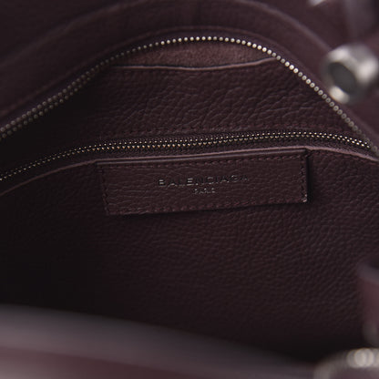 Balenciaga Veau Grana Perforated Blackout Hardware City Rouge Acajou 9 of 11