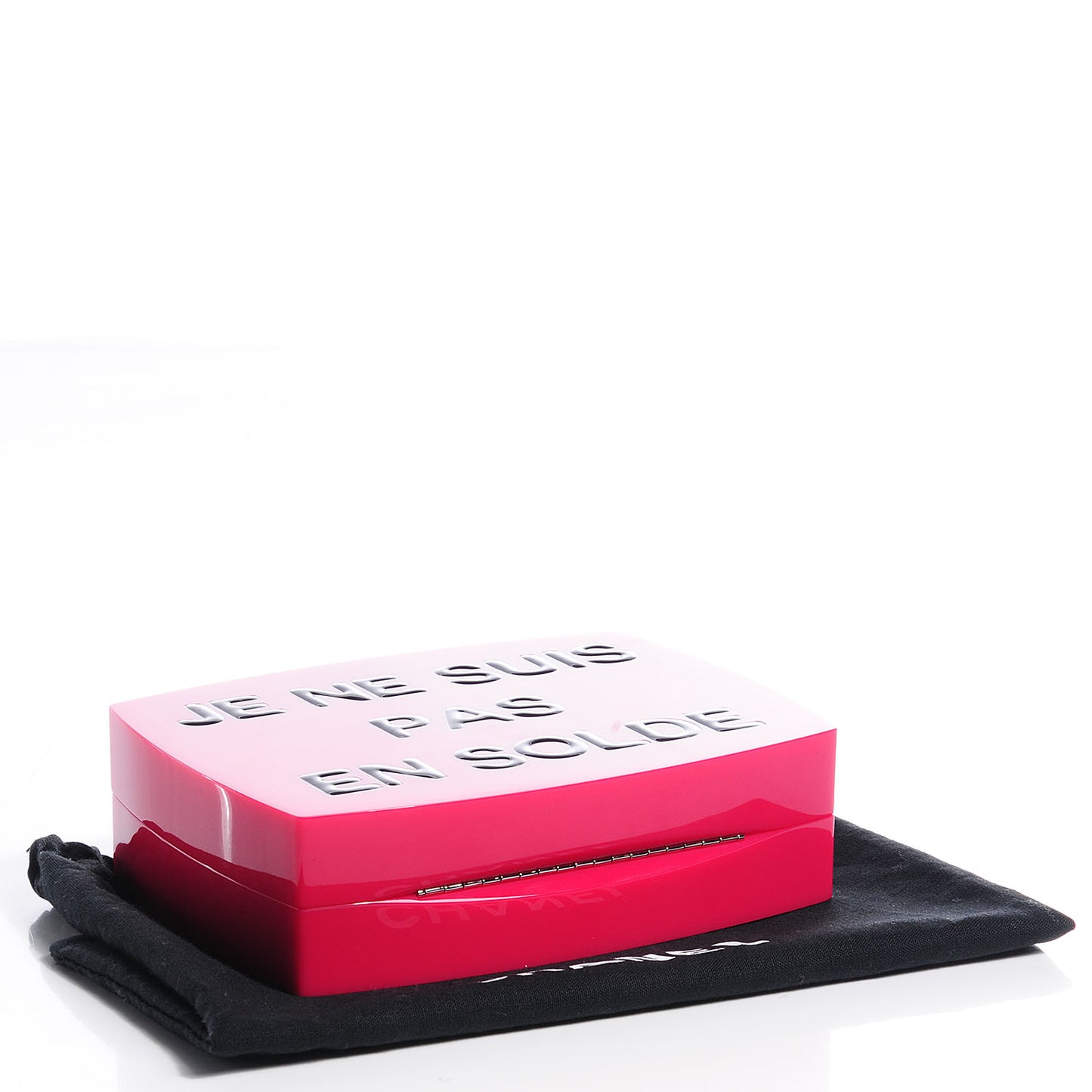 Plexiglass Evening In The Street 5x5=CC Small Clutch Fuchsia