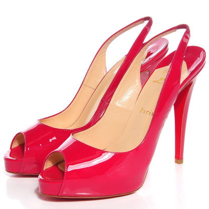 Christian Louboutin Patent No Prive 120 Pumps 41.5 Pivoine 3 of 7