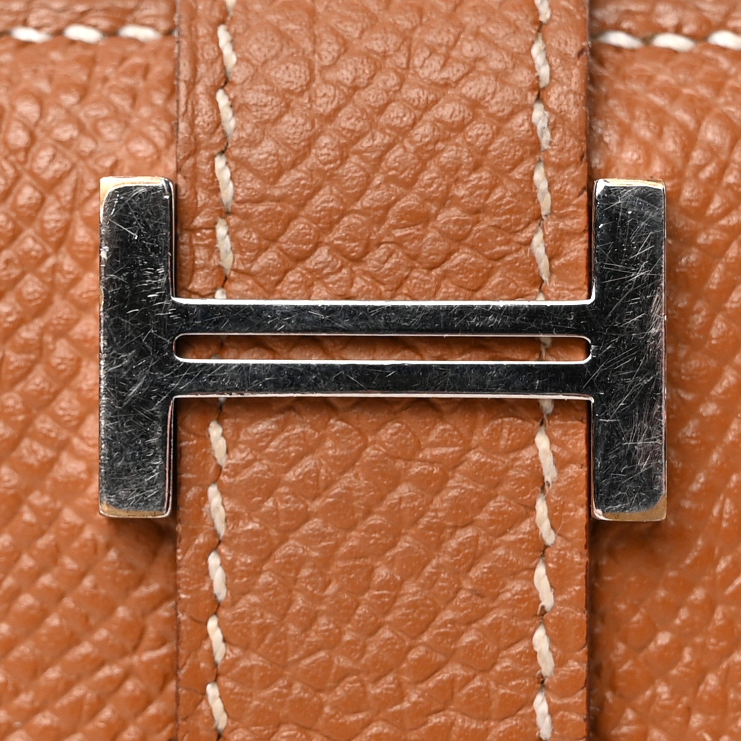 Hermes Epsom Bearn Gusset Wallet Gold 14 of 15