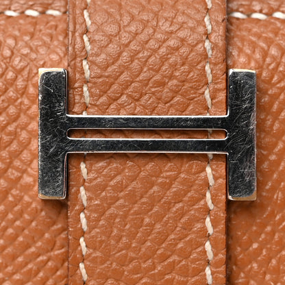 Hermes Epsom Bearn Gusset Wallet Gold 14 of 15