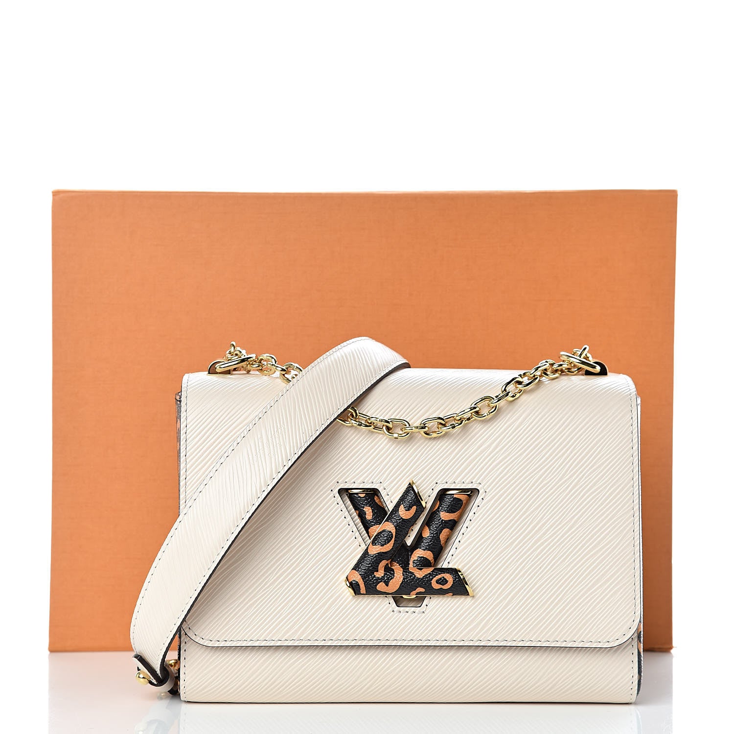 Louis Vuitton Epi Giant Jungle Twist Shoulder Bag MM Quartz 420441