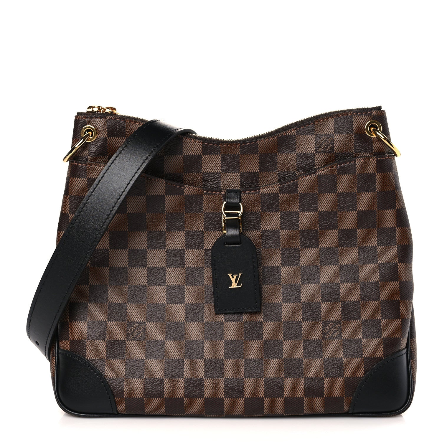 Louis Vuitton Damier Ebene Odeon MM Black 1 of 8