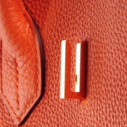 Hermes Togo Birkin 35 Orange 4 of 25