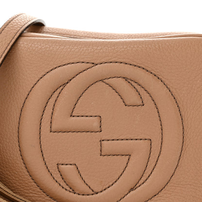Gucci Pebbled Calfskin Small Soho Disco Bag Camelia 9 of 17