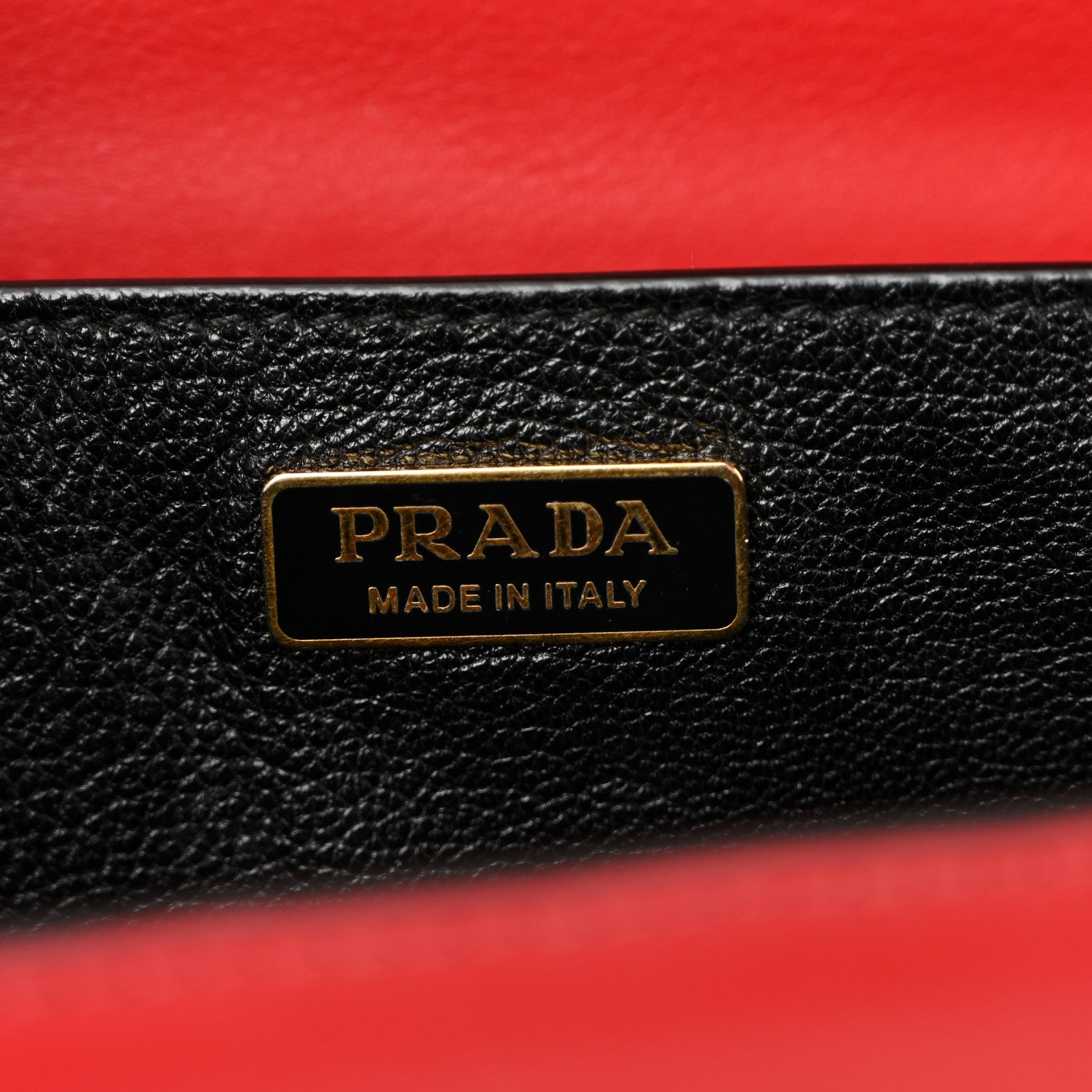 Prada City Calfskin Saffiano Cahier Bag Fuoco Black 7 of 12