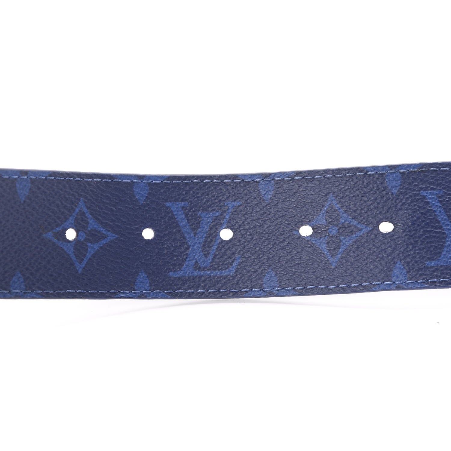 Louis Vuitton Monogram 40mm Reversible LV Initiales Belt 90 36 Cobalt Blue 5 of 10