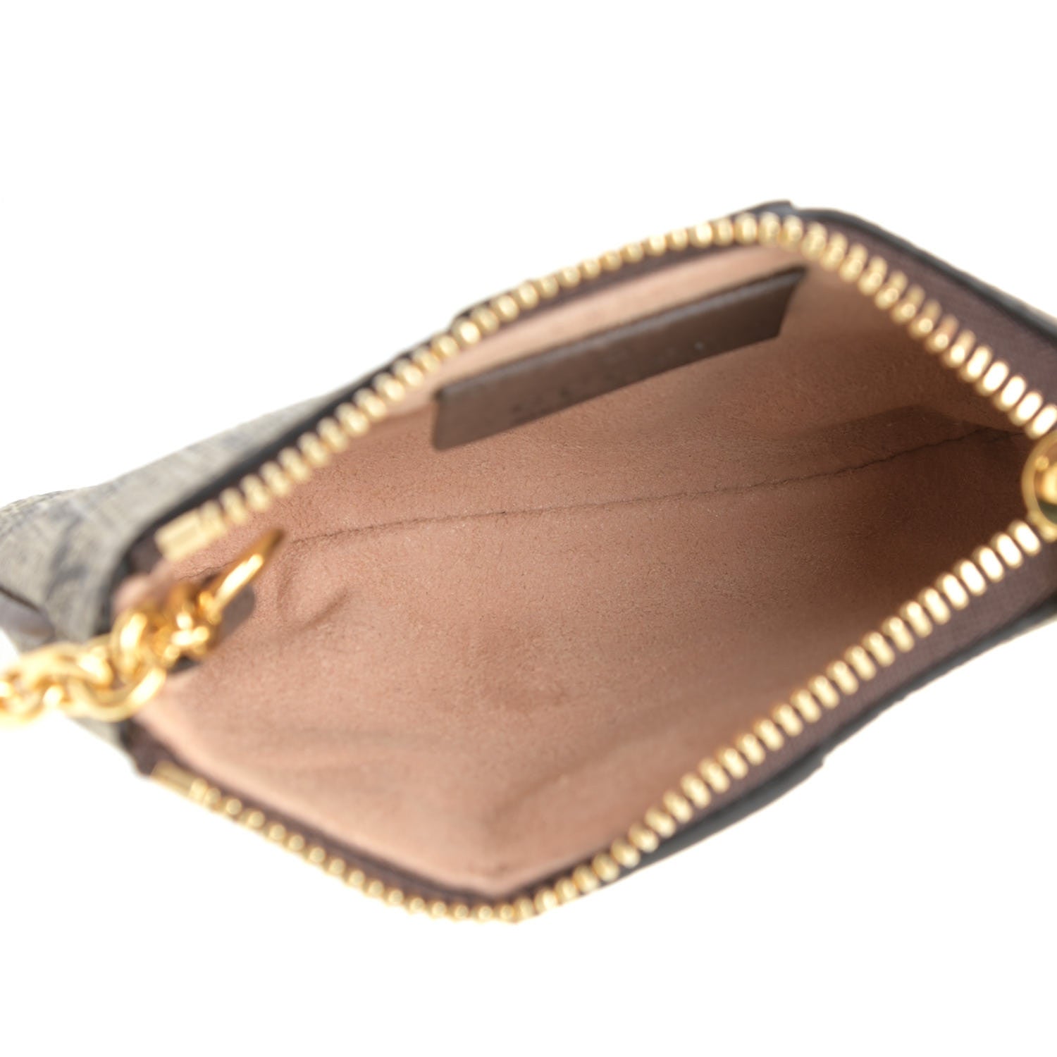 Gucci GG Supreme Monogram Web Ophidia Key Case Beige New Acero 7 of 10