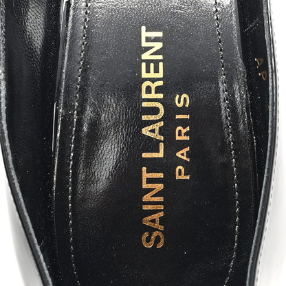 Saint Laurent Patent Calfskin Zoe 105 Pump 38.5 Black 8 of 10