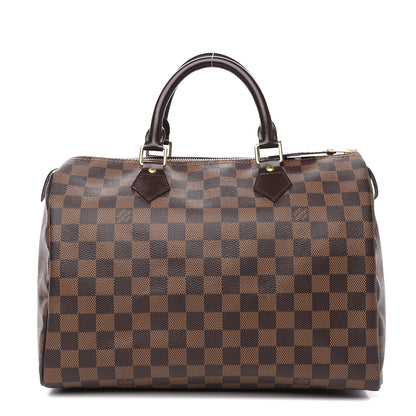 Louis Vuitton Damier Ebene Speedy 30 1 of 12