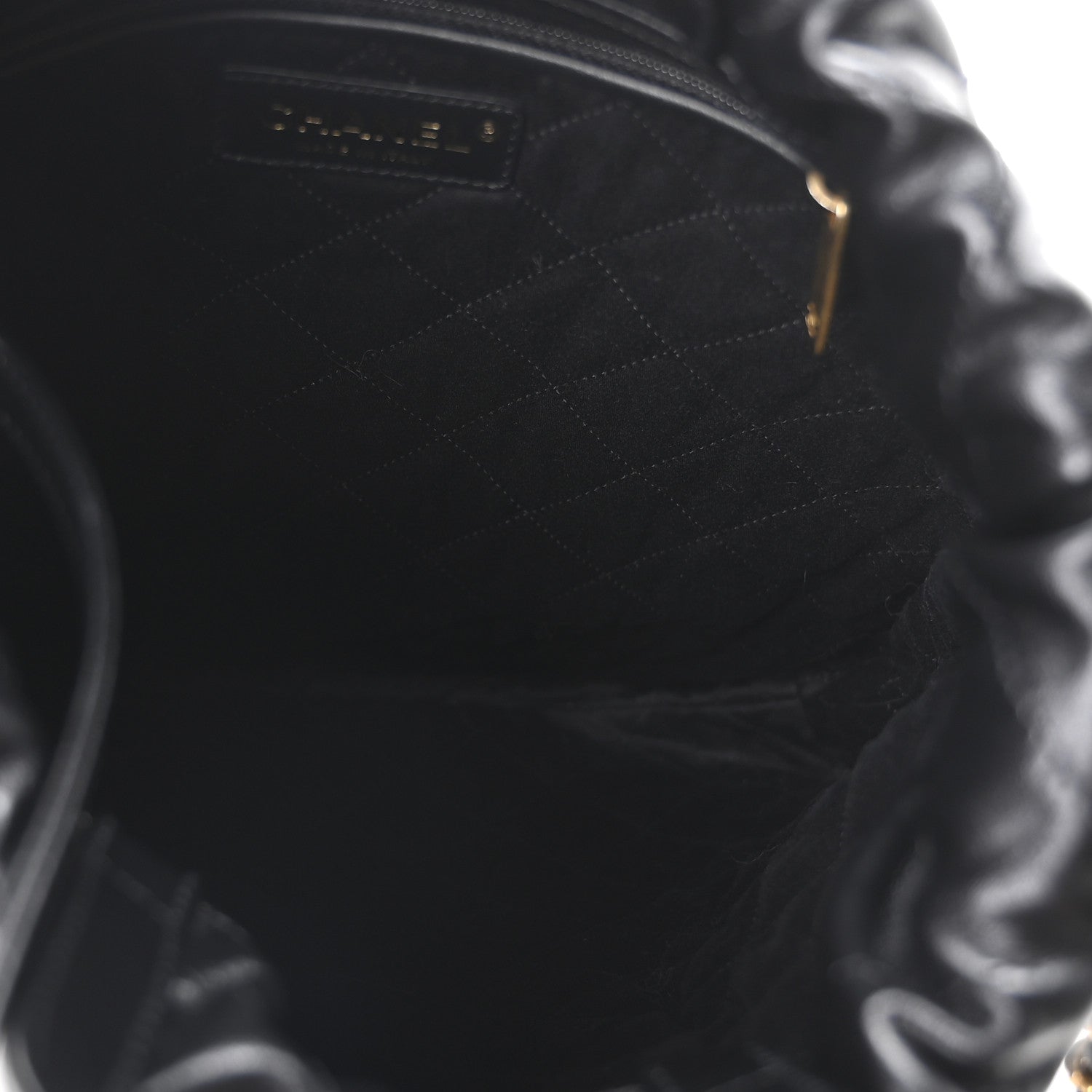 Chanel Shiny Calfskin Quilted Chanel 22 Backpack Black 5 of 10