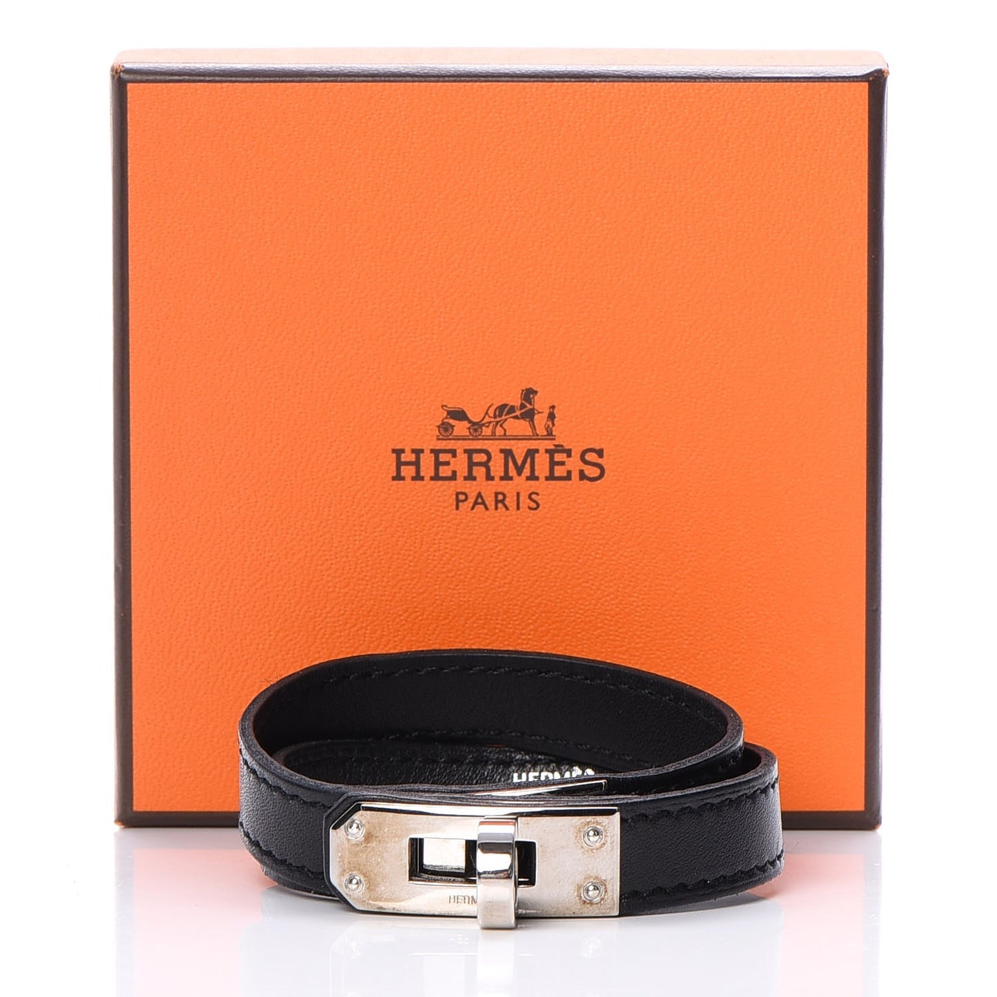 Swift Kelly Double Tour Bracelet S Black