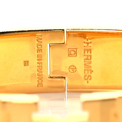Hermes Enamel Narrow Clic Clac H Bracelet PM White 4 of 4