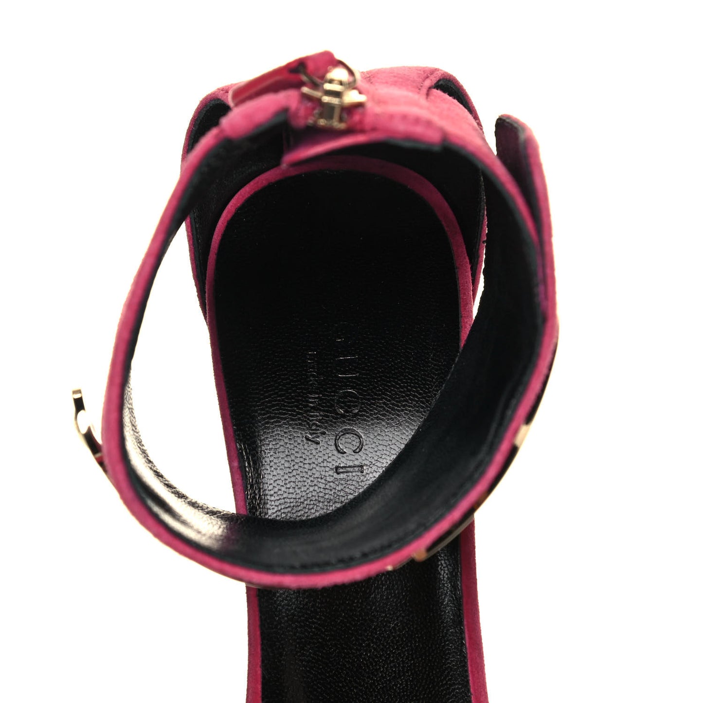 Suede Rooney Ankle Strap Sandals 36.5 Pink