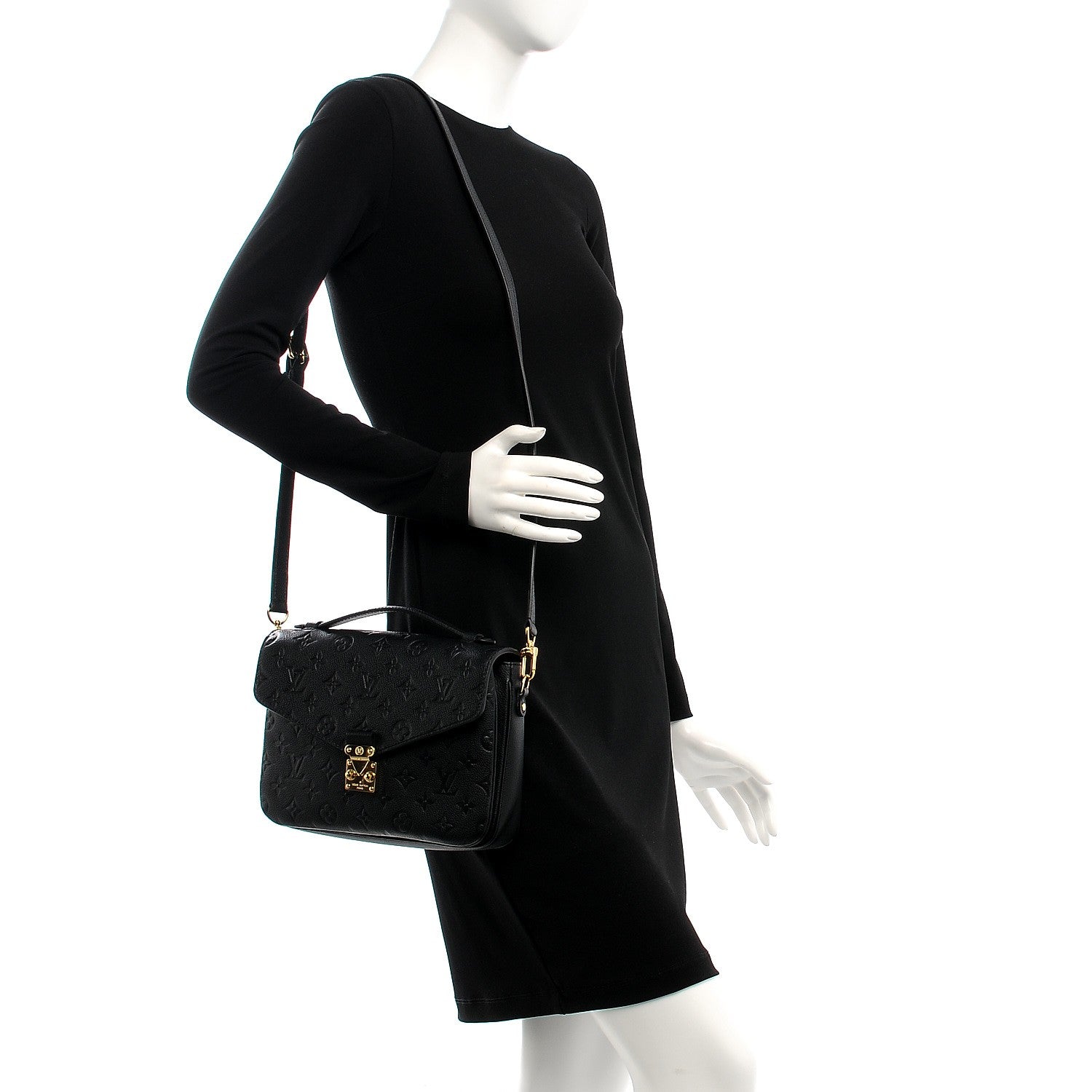Louis Vuitton Empreinte Pochette Metis Black 2 of 8