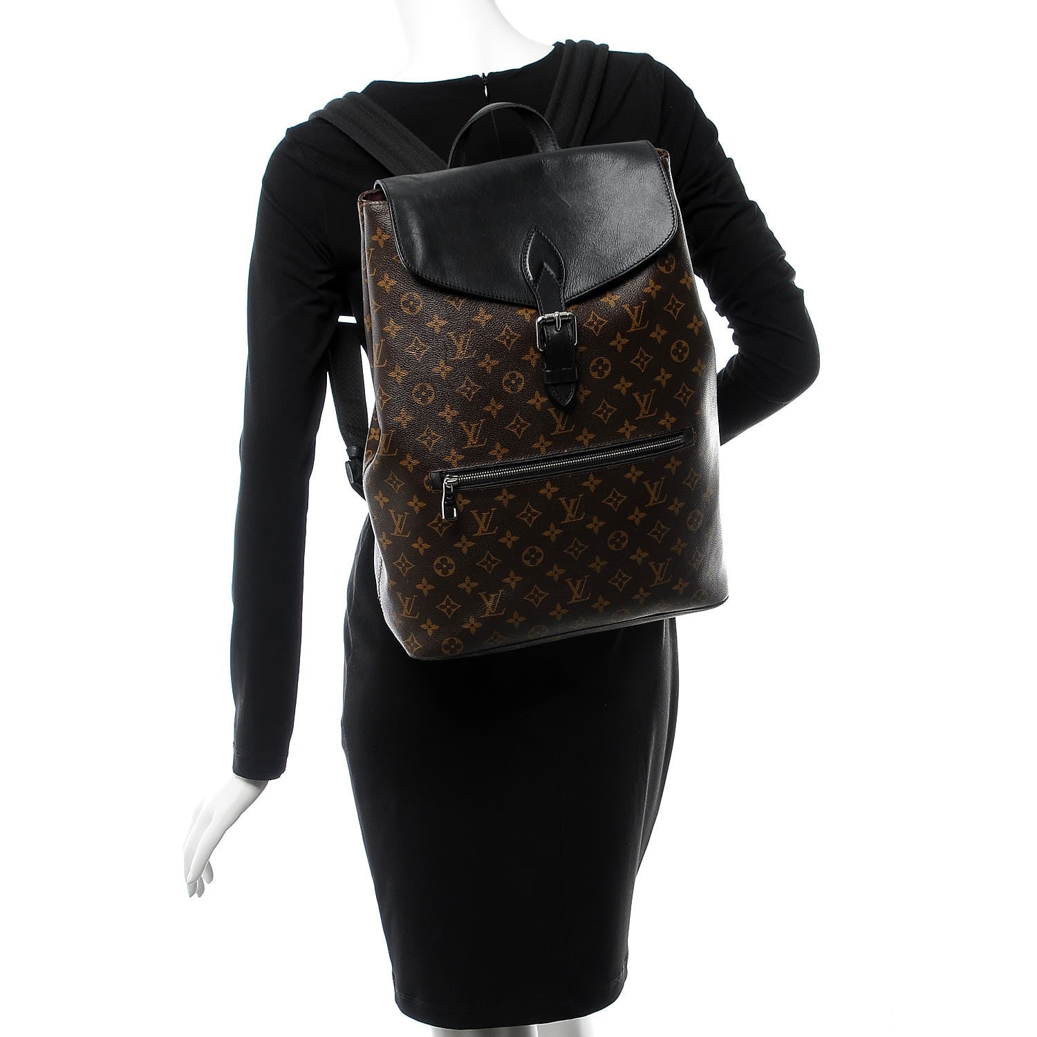 Louis Vuitton Monogram Macassar Palk Backpack 2 of 6