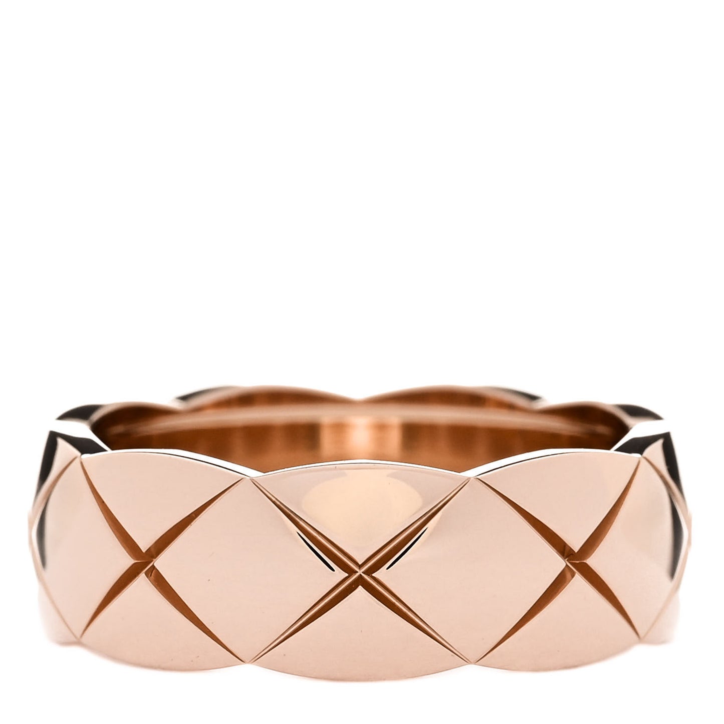 18K Beige Gold Small Coco Crush Ring 53 6.5