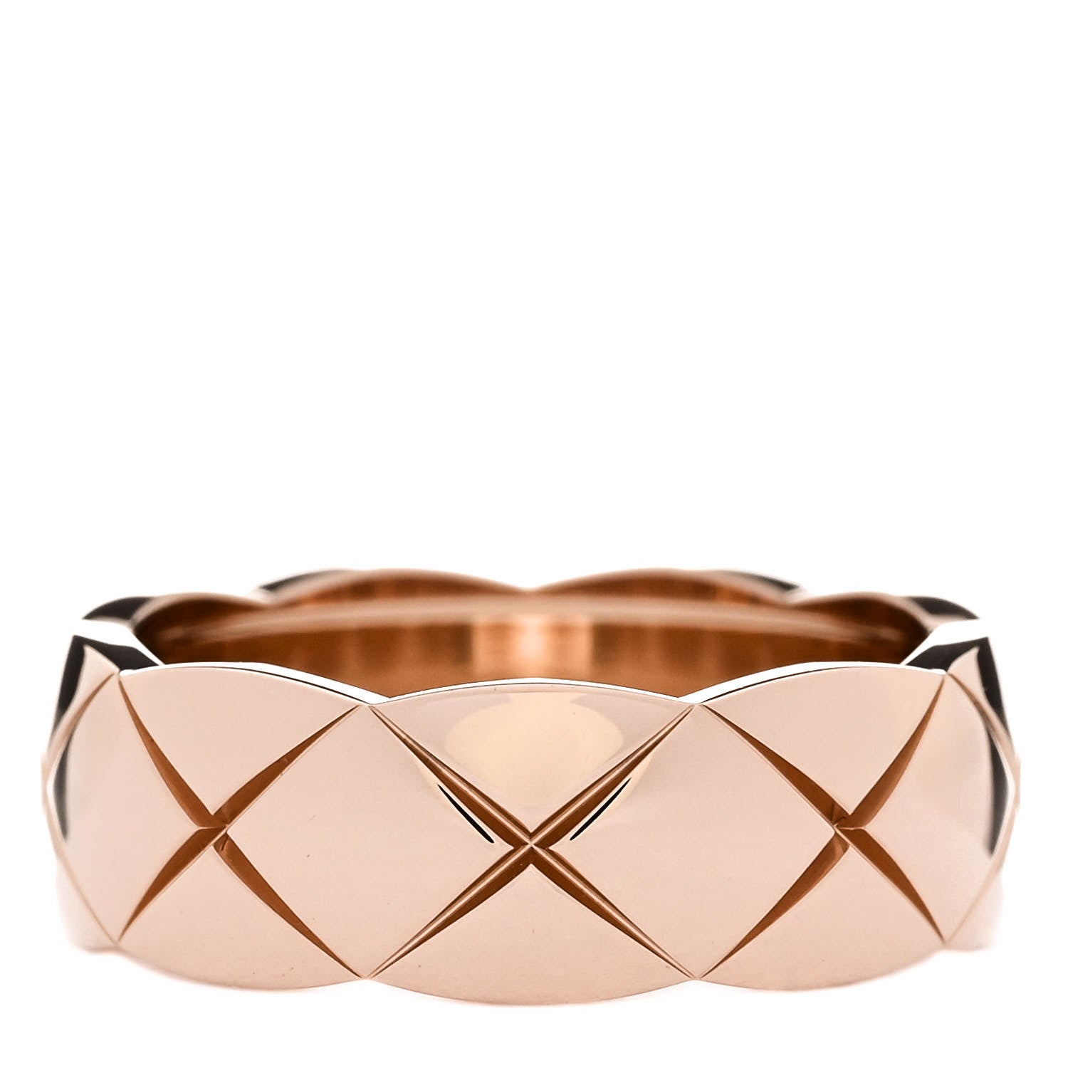 Chanel 18K Beige Gold Small Coco Crush Ring 53 6.5 3 of 7
