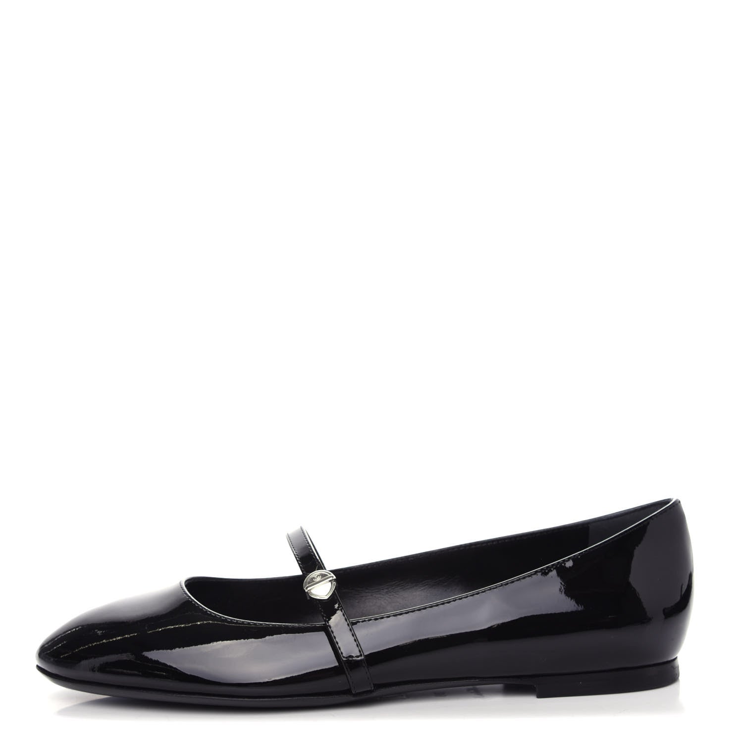 Louis Vuitton Patent Uniformes Ballet Flats 38 Black 1 of 10