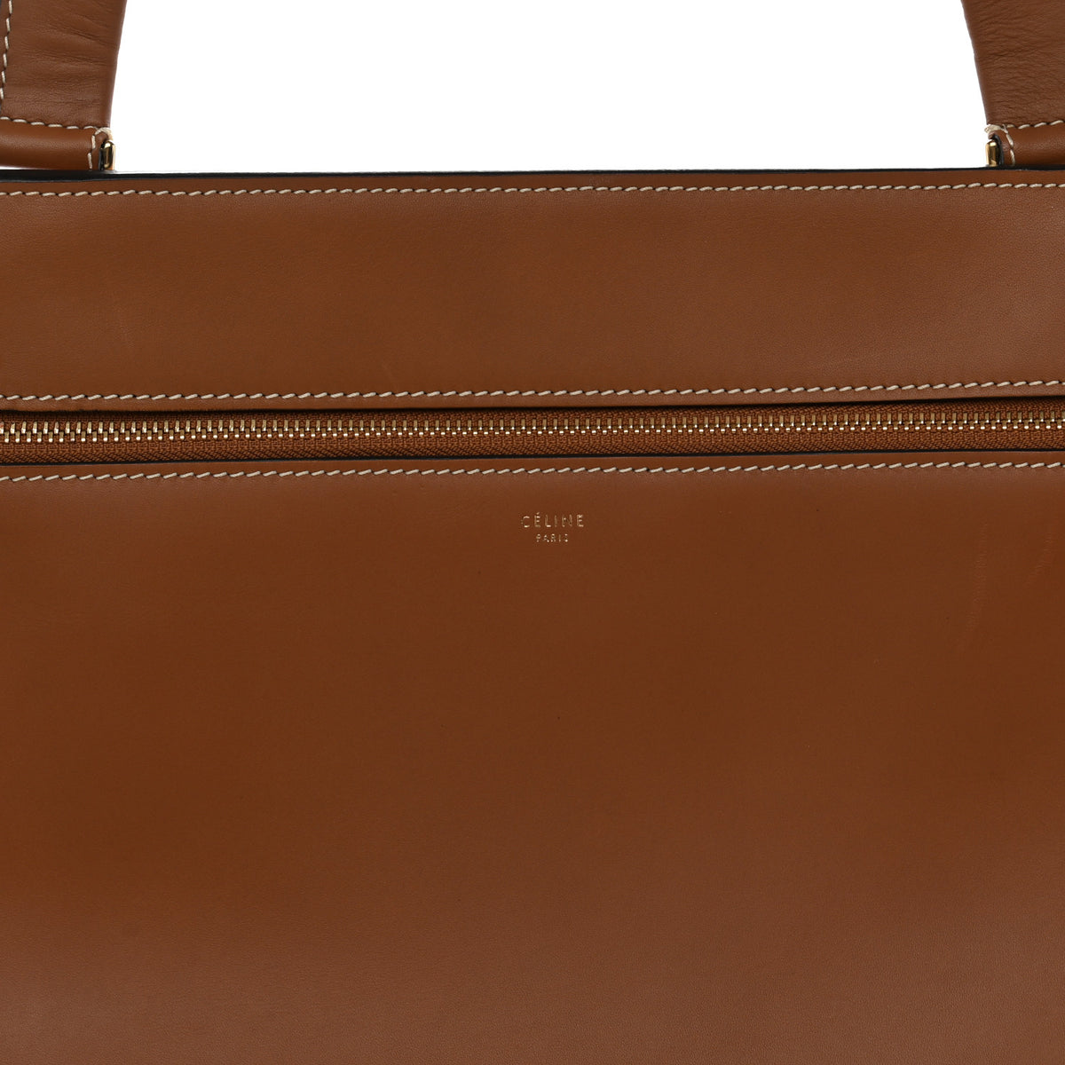 Celine Smooth Calfskin Medium Edge Shoulder Bag Camel 8 of 11